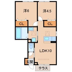 D-room松島の物件間取画像